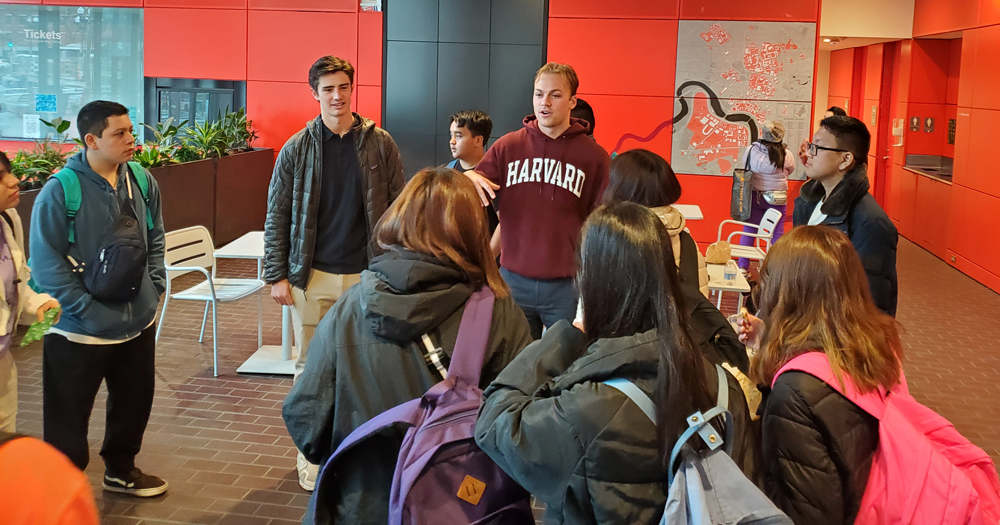 Current Harvard students provide an inspirational tour.
